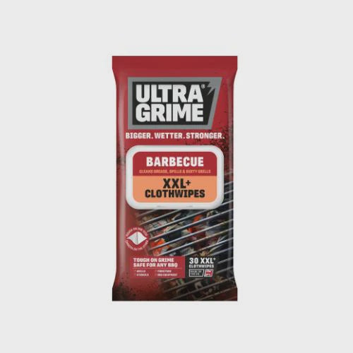 UltraGrime Barbecue XXL+ Clothwipes 30pk