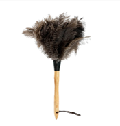 Ostrich Feather Wooden Handle Anti Static Duster