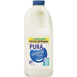 Pura Full Cream Milk 2l