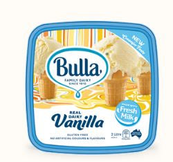 Bulla Ice Cream Vanilla 2l