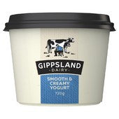 Gippsland Dairy Smooth & Creamy Yogurt 720g