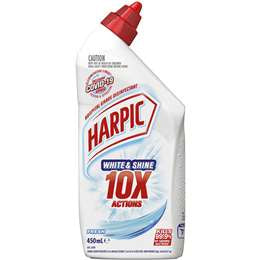 Harpic White & Shine Toilet Cleaner Fresh 450ml