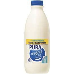 Pura Full Cream Milk 1l