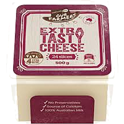 Community Co Extra Tasty Cheese Sliced 500g