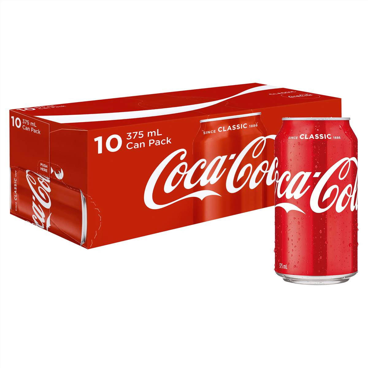 Coca-Cola Coke Cans 10 x 375ml