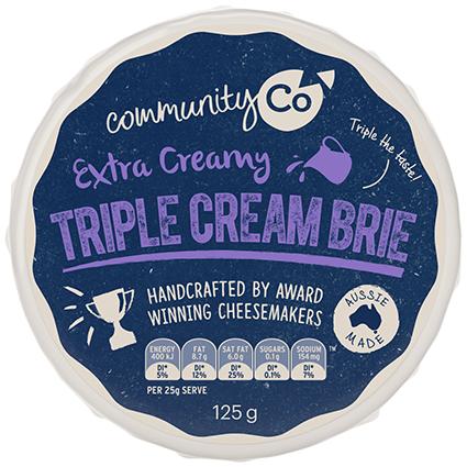 Community Co Triple Brie 125g