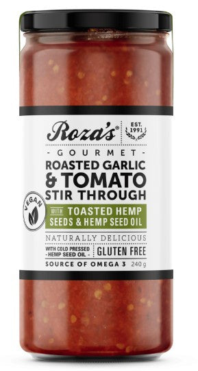 Roza's Roasted Garlic & Tomato Stir Through 240g