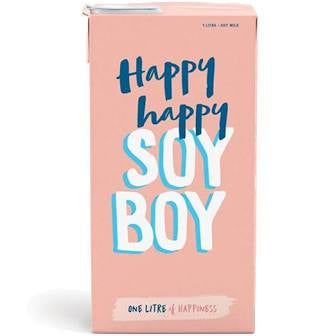 Happy Happy Soy Boy  Milk 1l