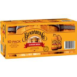 Bundaberg Ginger Beer 375ml 10pk