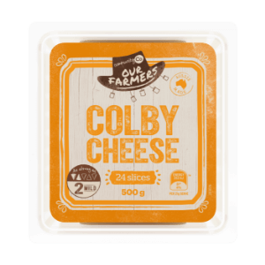 Community Co Colby Cheese Sliced 500g