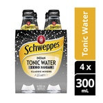 Schweppes Indian Tonic Water Zero Sugar 300ml 4pk